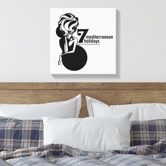 7 mediterranean holidays leinwanddruck (Insitu (Schlafzimmer))