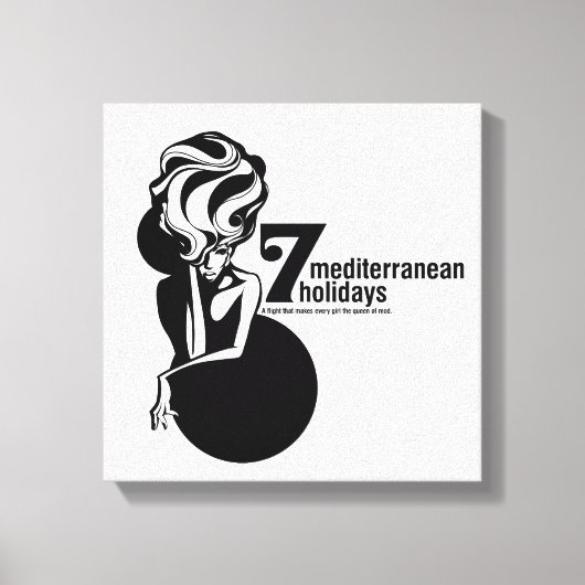 7 mediterranean holidays leinwanddruck (Vorderseite)