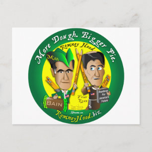 7. Mehr Teig. Bigger Pie Postkarte