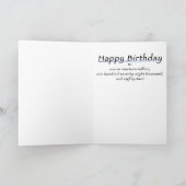 7 Milliarden Menschen Geburtskarte Karte (Innenseite)