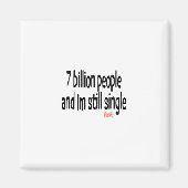 7 Milliarden Menschen Magnet (Vorne)