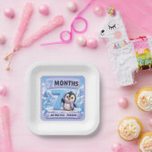 7 Monate Baby Meilenstein Explorer Pappteller (Party)