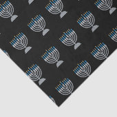 7. Nacht Hanukkah Glitzer Tissue Paper Seidenpapier (Ausschnitt)