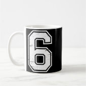7 Number 67 Six Seven Meme  Kaffeetasse (Links)