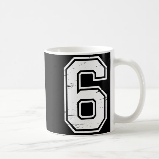 7 Number 67 Six Seven Meme  Kaffeetasse (Rechts)
