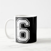 7 Number 67 Six Seven Meme  Kaffeetasse (Links)