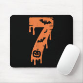 7 Number Meme 67 Six Seven Halloween  Mousepad (Mit Mouse)