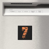 7 Nummer Meme 67 Sechs Sieben Halloween Magnet (In Situ (Geschirrspüler))