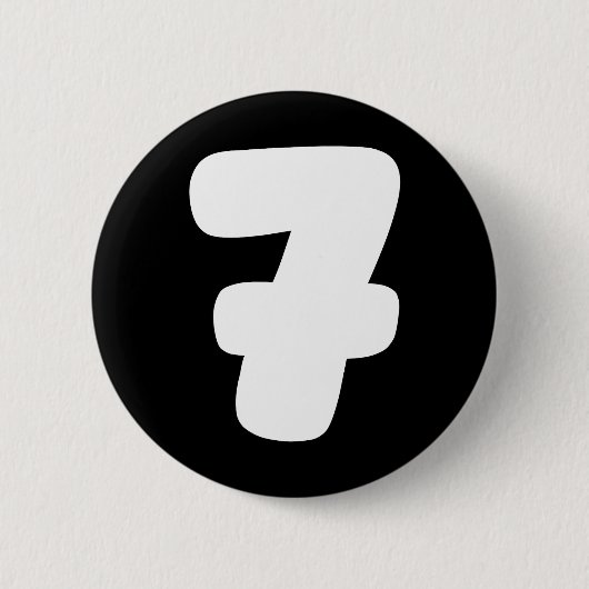 7 Nummer Sechs Sieben 67 Gen Alpha Slang T Lustige Button (Vorderseite)