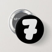 7 Nummer Sechs Sieben 67 Gen Alpha Slang T Lustige Button (Vorne & Hinten)