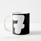 7 Nummer Sechs Sieben 67 Gen Alpha Slang T Lustige Kaffeetasse (Links)