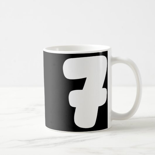 7 Nummer Sechs Sieben 67 Gen Alpha Slang T Lustige Kaffeetasse (Rechts)