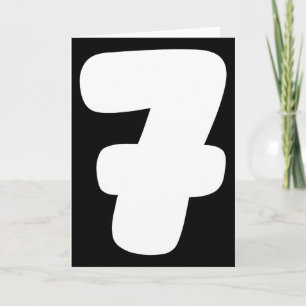 7 Nummer Sechs Sieben 67 Gen Alpha Slang T Lustige Karte