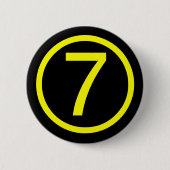 7 - Nummer sieben Button (Vorderseite)
