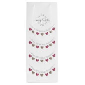 7. oder jedes Hochzeitswolljubiläum Geschenktüte Für Weinflaschen (Rückseite)