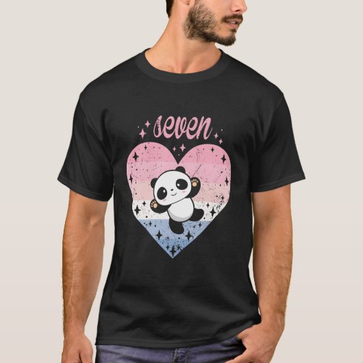 7 Panda 7th B-Day T-Shirt (Vorderseite)