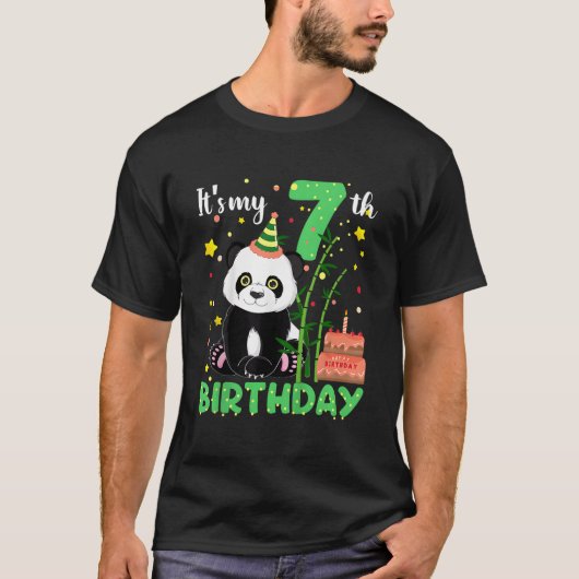 7 Panda 7Th Panda T-Shirt (Vorderseite)