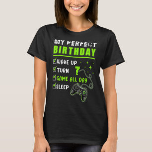 7. Perfekt zum Geburtstag Jungs Gaming 7 Jahre alt T-Shirt