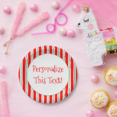 7" Personalisierte Papierplatte Pappteller (Party)