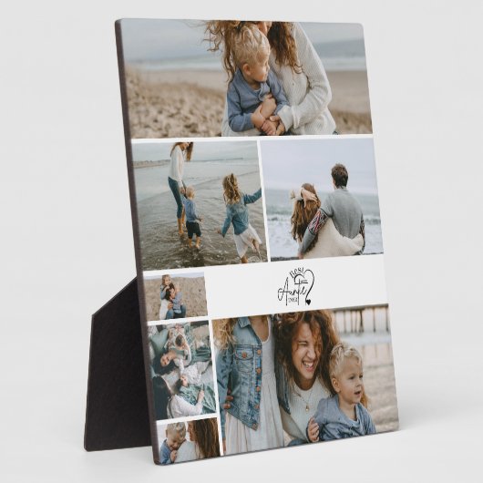 7 Personalized Best Aunt Photo Collage Fotoplatte (Seite)