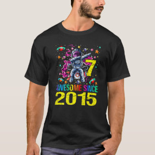 7 Phantastisch seit 2015 Astronaut 7. Geburtstag T-Shirt