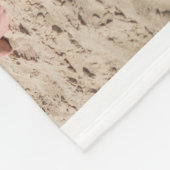 7 Photo collage family template personalized Fleecedecke (Ecke)