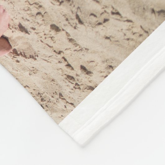 7 Photo collage family template personalized Fleecedecke (Ecke)