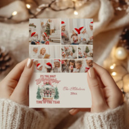 7 Photo Pink  Nutcracker Christmas Wonderland Glob Feiertagskarte