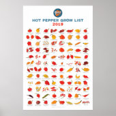 7 Pot Club 2019 Grow List Poster (Vorne)