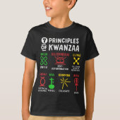 7 Principles Of Kwanzaa Black African American Men T-Shirt (Vorderseite)
