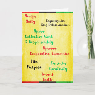 Kwanzaa Feiertag Karten Zazzle De