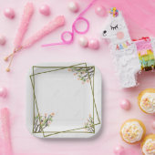 7" quadratische Papierplatte Pappteller (Party)