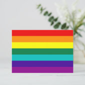 7 Regenbogen-Gay Pride-Fahne (Stehend Vorderseite)