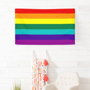 7 Regenbogen-Gay Pride-Fahne Banner