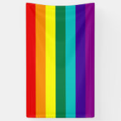 7 Regenbogen-Gay Pride-Fahne Banner (Vertikal)