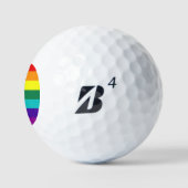 7 Regenbogen-Gay Pride-Fahne Golfball (Logo)