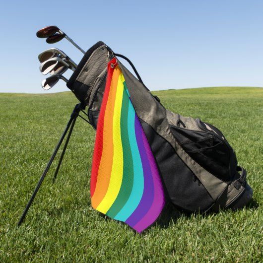 7 Regenbogen-Gay Pride-Fahne Golfhandtuch (Gras)