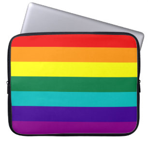 7 Regenbogen-Gay Pride-Fahne Laptop-Sieb Laptopschutzhülle