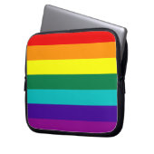7 Regenbogen-Gay Pride-Fahne Laptop-Sieb Laptopschutzhülle (Vorderseite Links)