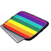 7 Regenbogen-Gay Pride-Fahne Laptop-Sieb Laptopschutzhülle (Vorne Knopf)