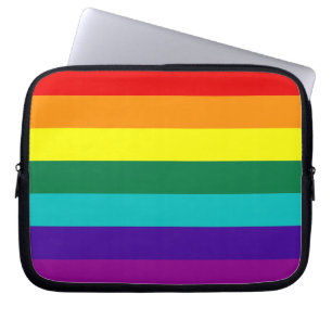 7 Regenbogen-Gay Pride-Fahne Laptop-Sieb Laptopschutzhülle