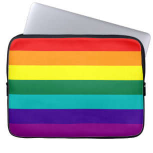 7 Regenbogen-Gay Pride-Fahne Laptop-Sieb Laptopschutzhülle
