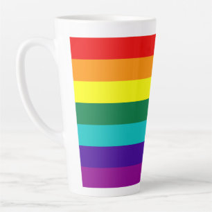 7 Regenbogen-Gay Pride-Fahne Milchtasse