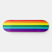 7 Regenbogen-Gay Pride-Fahne Skateboard (Horizontal)