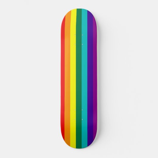 7 Regenbogen-Gay Pride-Fahne Skateboard (Vorderseite)