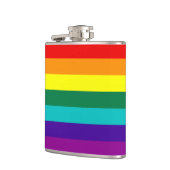 7 Regenbogen-Gay Pride-Flag Flachmann (Links)