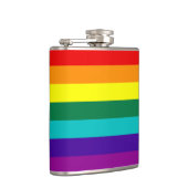 7 Regenbogen-Gay Pride-Flag Flachmann (Rechts)