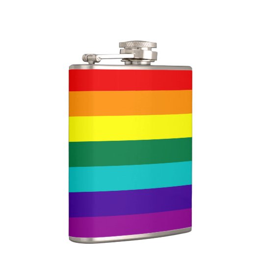 7 Regenbogen-Gay Pride-Flag Flachmann (Rechts)