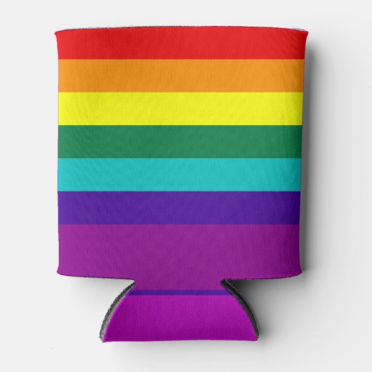 7 Regenbogenfarben Dosenkühler (Vorderseite)