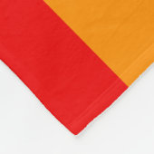 7 Regenbogenfarben Fleecedecke (Ecke)